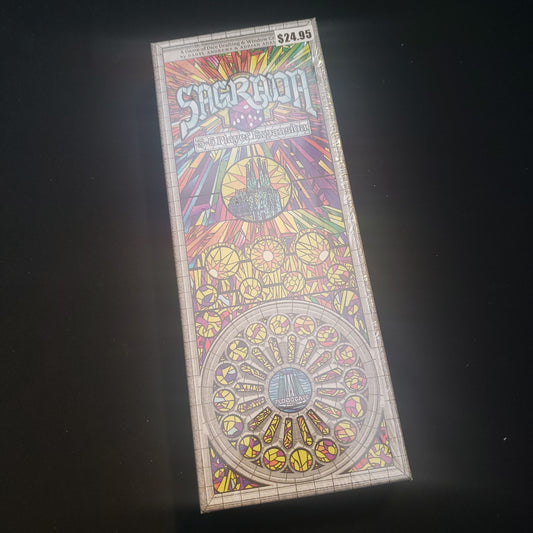 Image shows the front cover of the box of the 5-6 Player expansion for the board game Sagrada