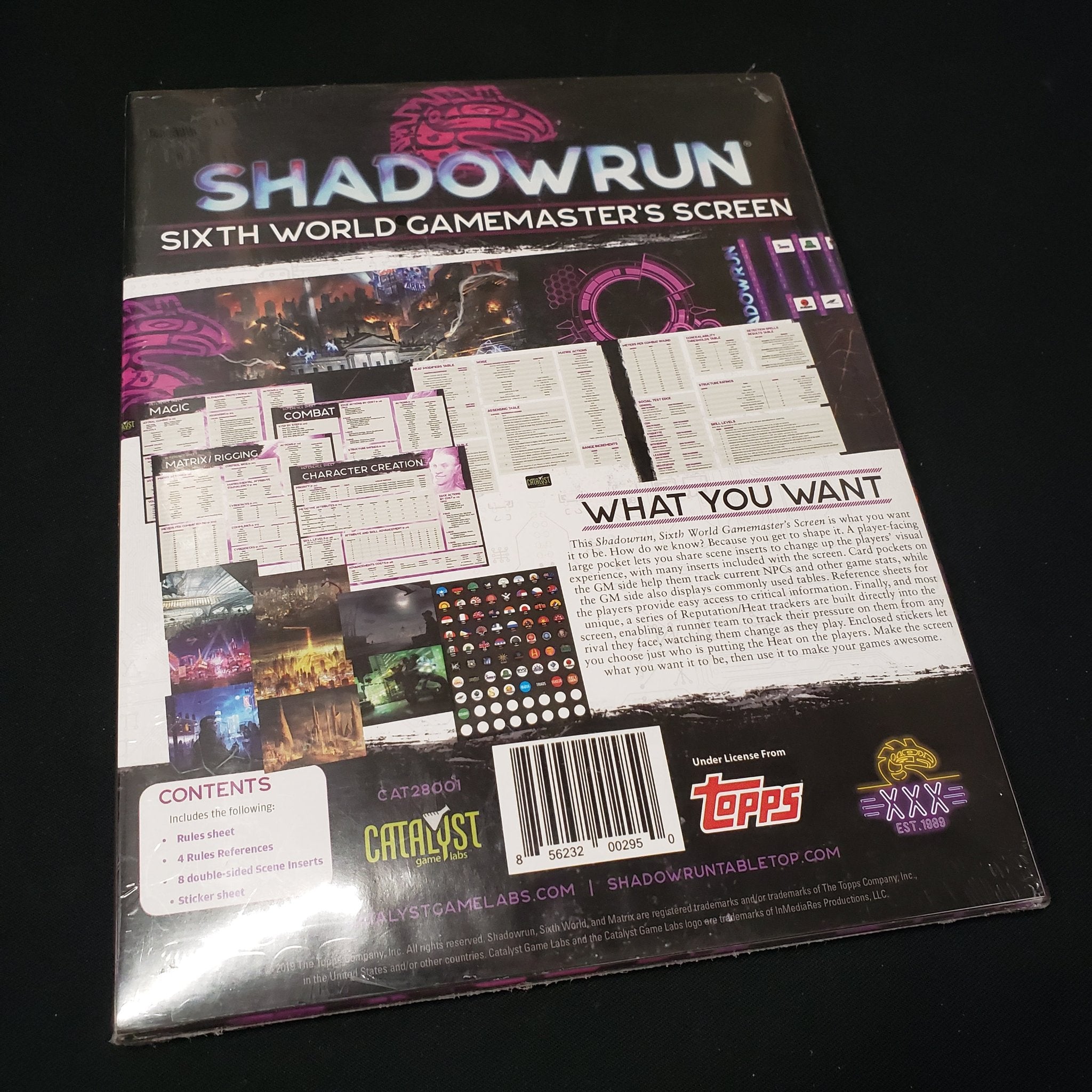 Shadowrun: Sixth World - Gamemaster's Screen – All Systems Go Games