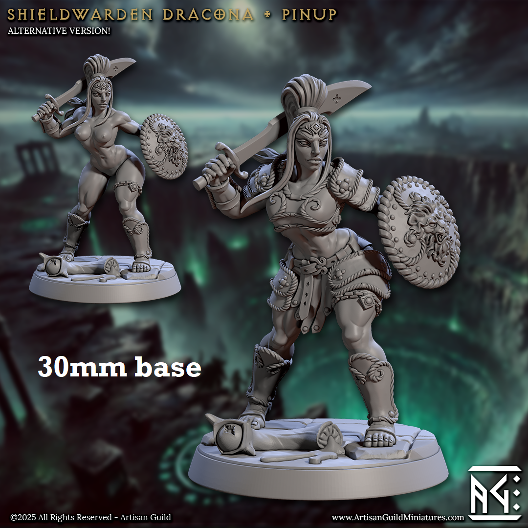 Image shows a 3D render of a human fighter gaming miniature