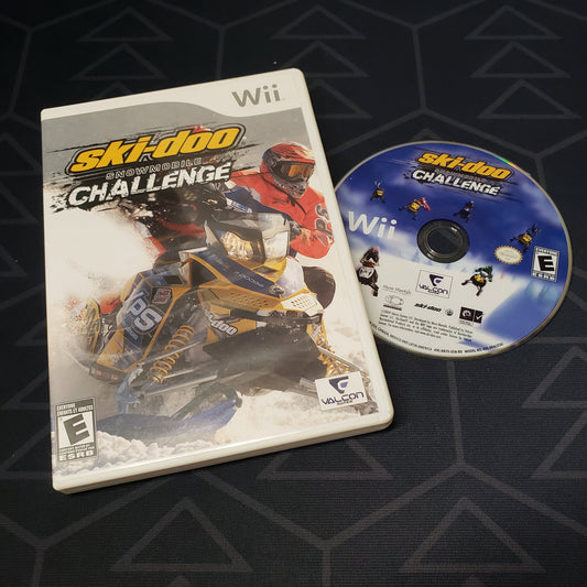 Image shows the case & disc for the video game Ski-Doo Snowmobile Challenge for Nintendo Wii