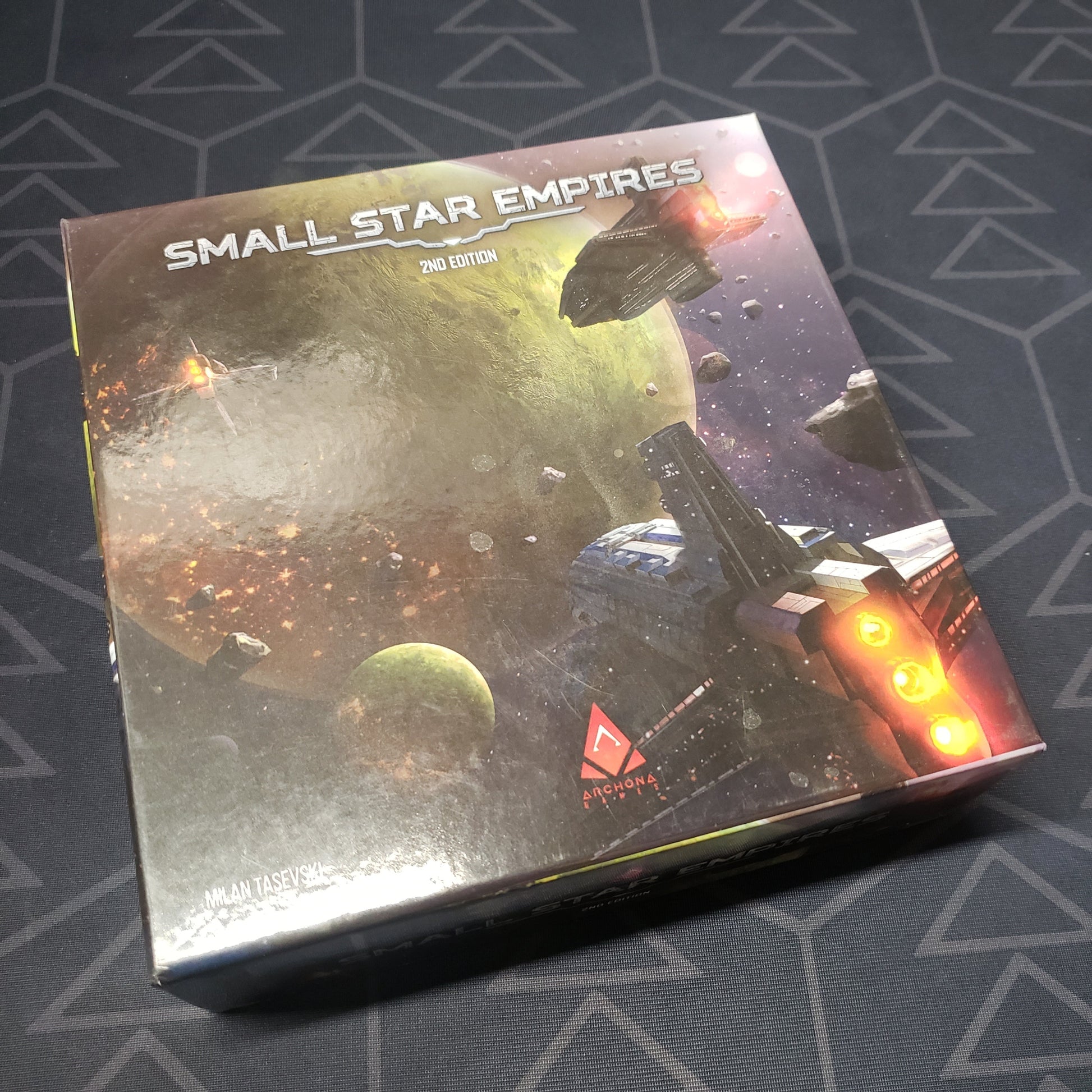Image shows the front cover of the box for the Small Star Empires (Second Edition) board game