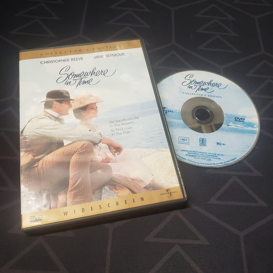Image shows the case & disc for the movie Somewhere in Time on DVD
