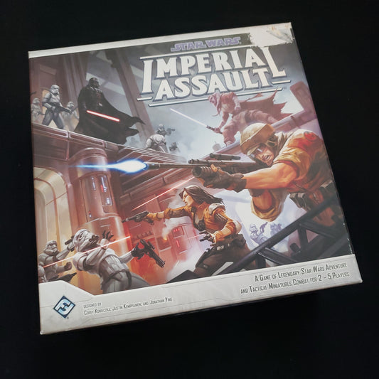 Image shows the front cover of the box of the Star Wars: Imperial Assault board game