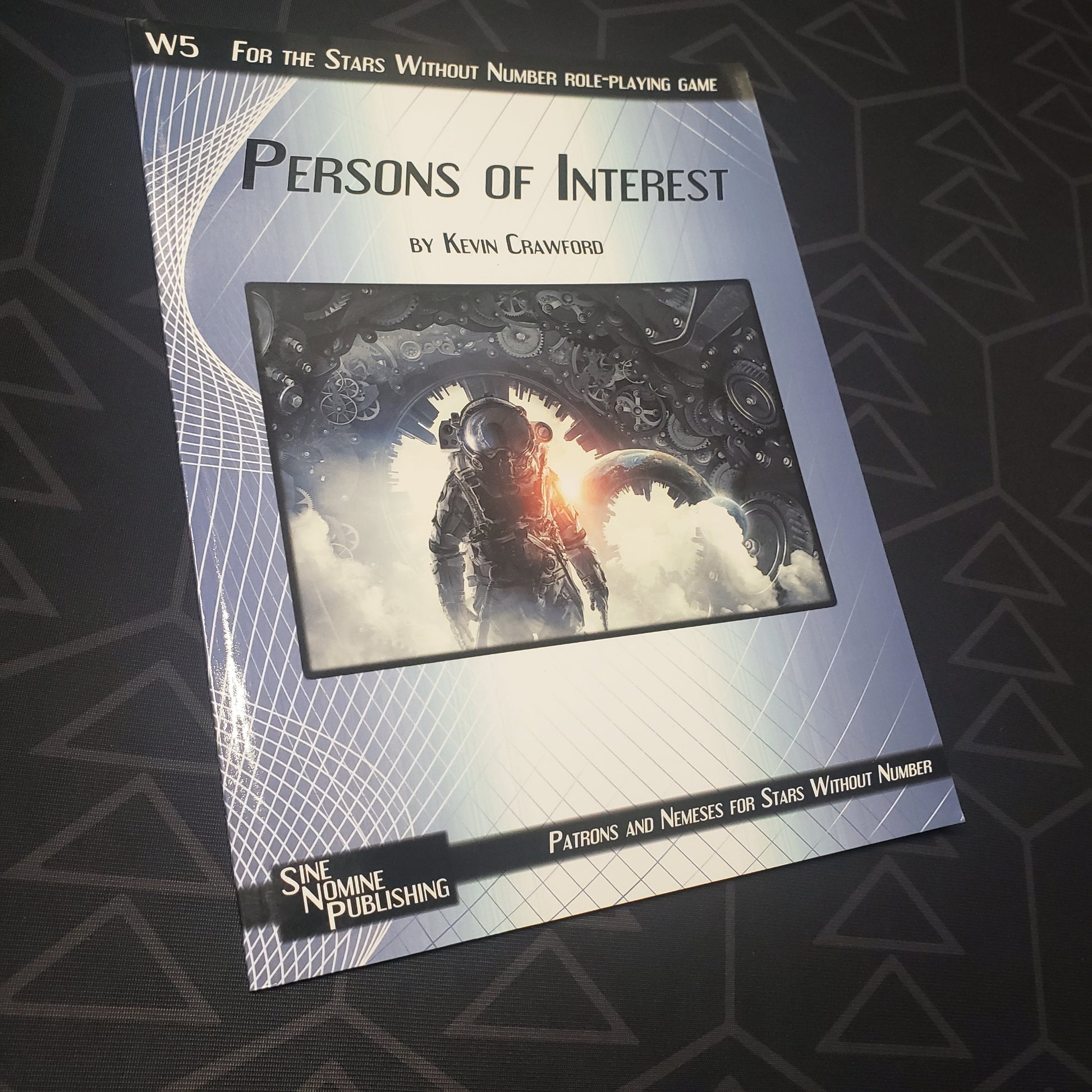 Image shows the front cover of the Persons of Interest book for the roleplaying game Stars Without Number