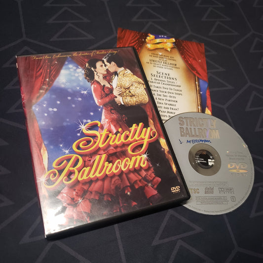 Image shows the case, insert & disc for the movie Strictly Ballroom on DVD
