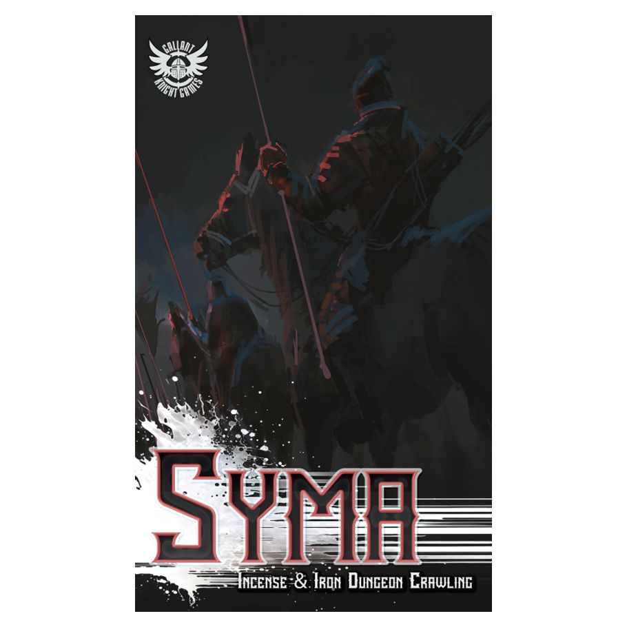 Image shows the front cover of the Syma roleplaying game book