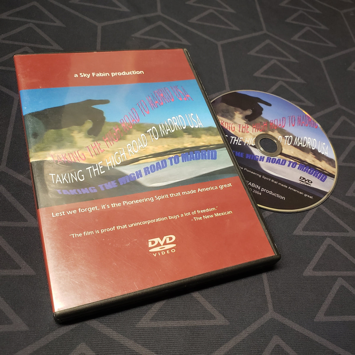 Image shows the case & disc for the movie Taking the High Road to Madrid USA on DVD