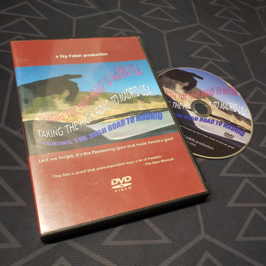 Image shows the case & disc for the movie Taking the High Road to Madrid USA on DVD