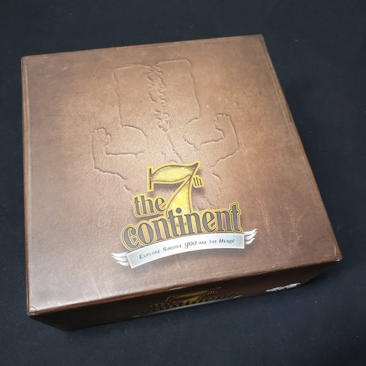 Image shows the front cover of the box of the board game 7th Continent: Classic Edition
