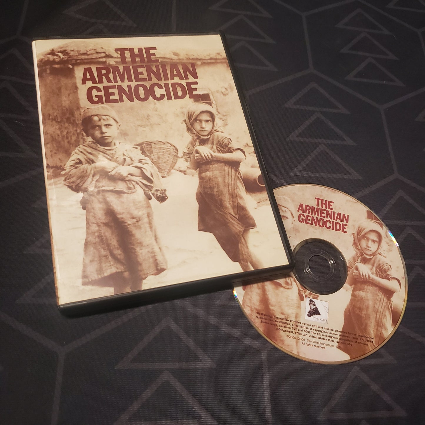 Image shows the case & disc for the movie The Armenian Genocide on DVD