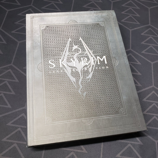 Image shows the front cover of the Elder Scrolls V: Skyrim - Legendary Edition Strategy Guide book