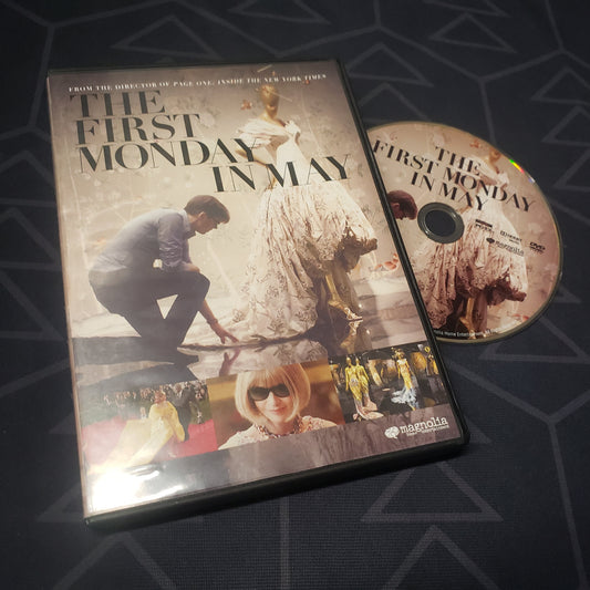 Image shows the case & disc for the movie The First Monday in May on DVD