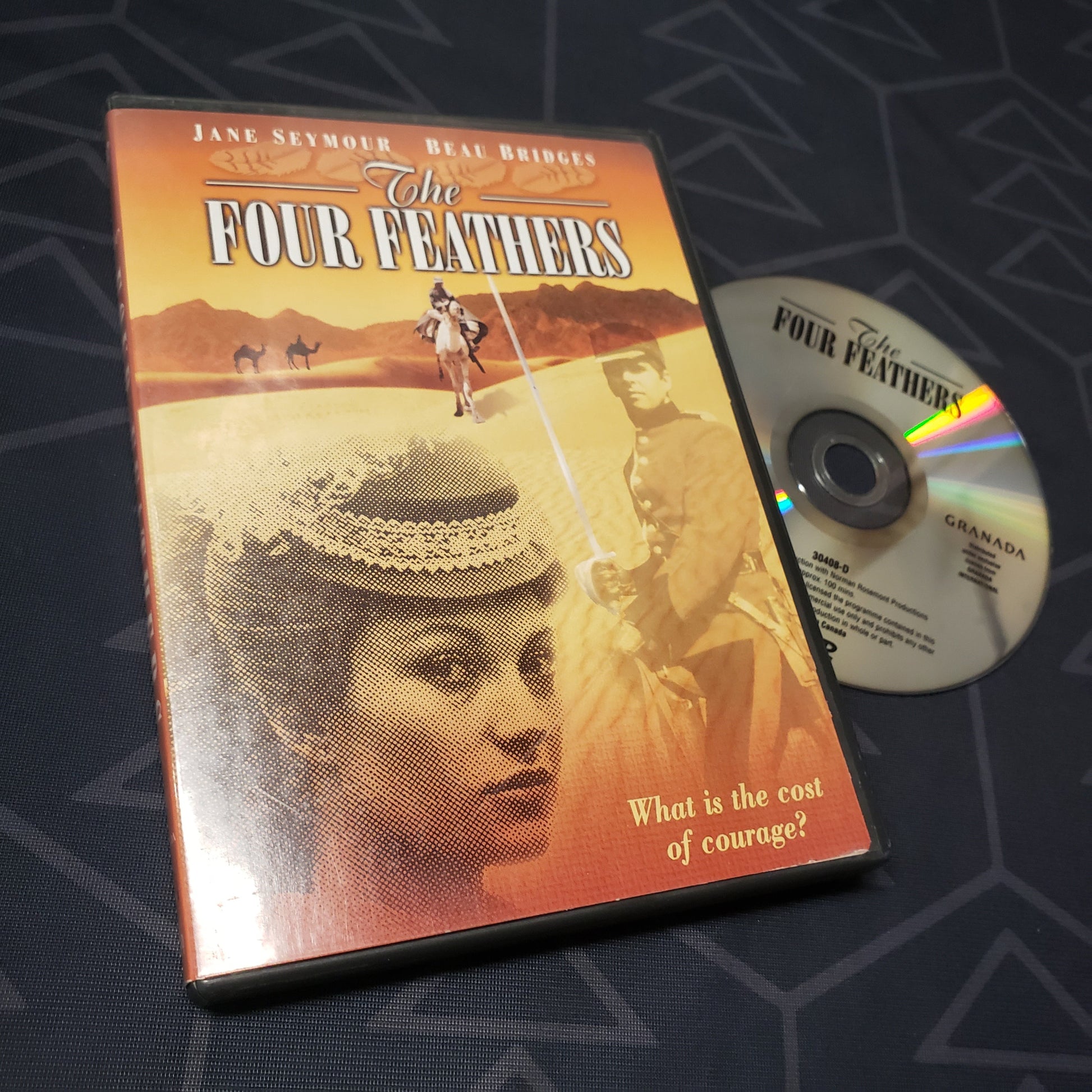 Image shows the case & disc for the movie The Four Feathers on DVD