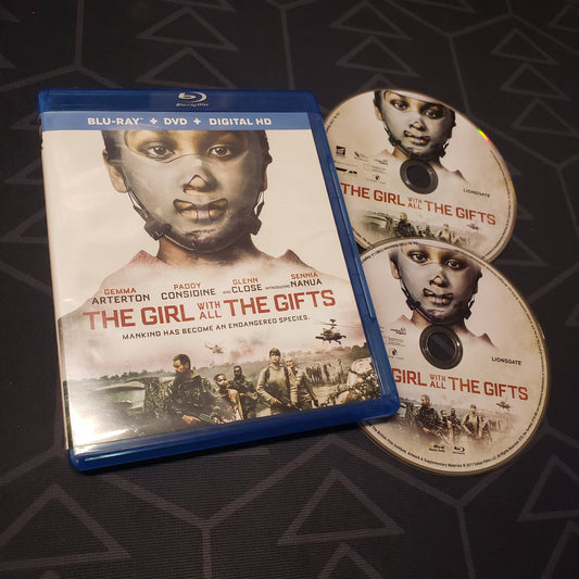 Image shows the case & two discs for the movie The Girl With All the Gifts on Blu-Ray
