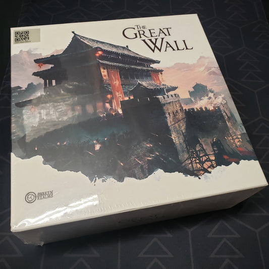 Image shows the front cover of the box for the Great Wall board game