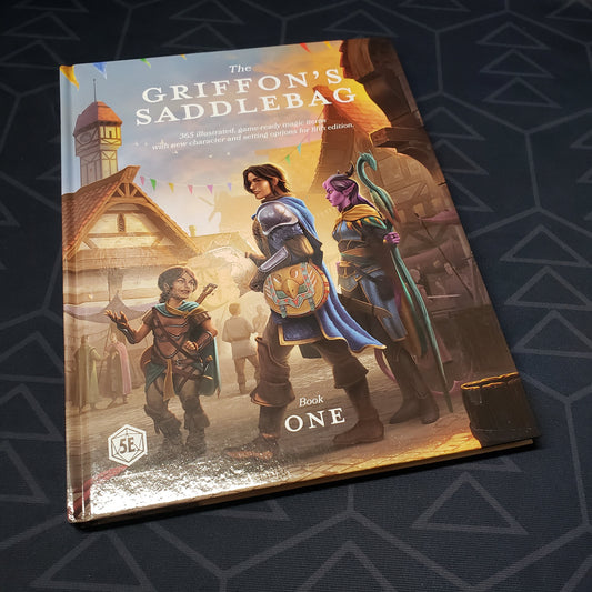 Image shows the front cover of the The Griffon's Saddlebag: Book One roleplaying game book