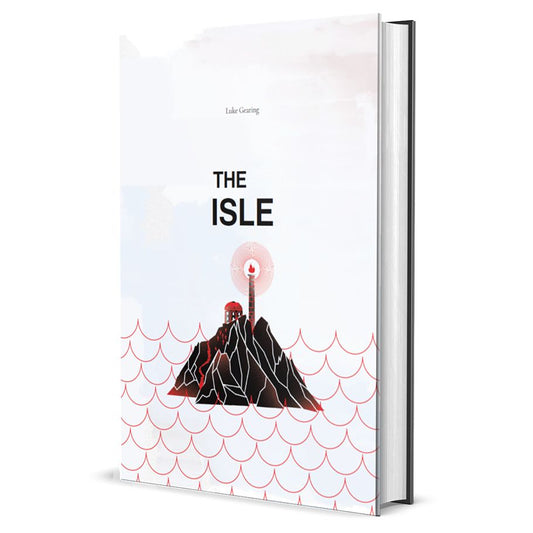 Image shows the front cover of the Isle roleplaying game book