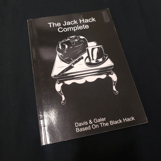 Image shows the front cover of the Jack Hack Complete roleplaying game book