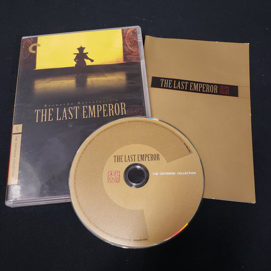 Image shows the case, booklet & disc for the Criterion Collection edition of The Last Emperor on DVD