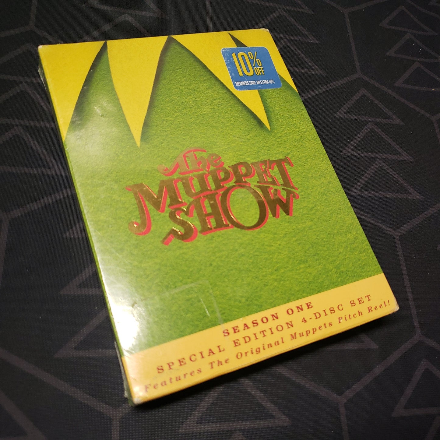 Image shows the front of the case for the first season of The Muppet Show on DVD