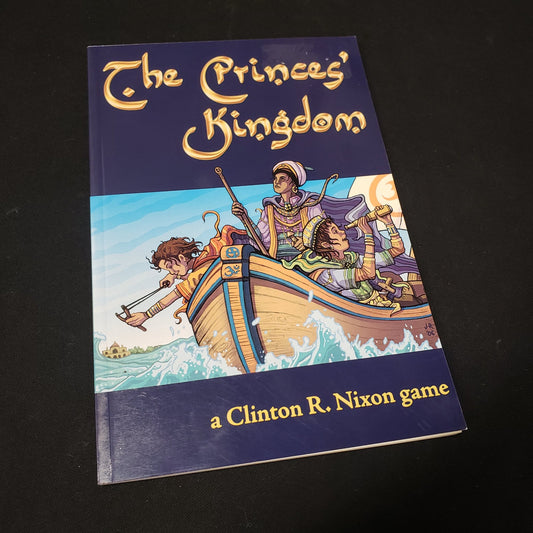 Image shows the front cover of the Princes' Kingdom roleplaying game book