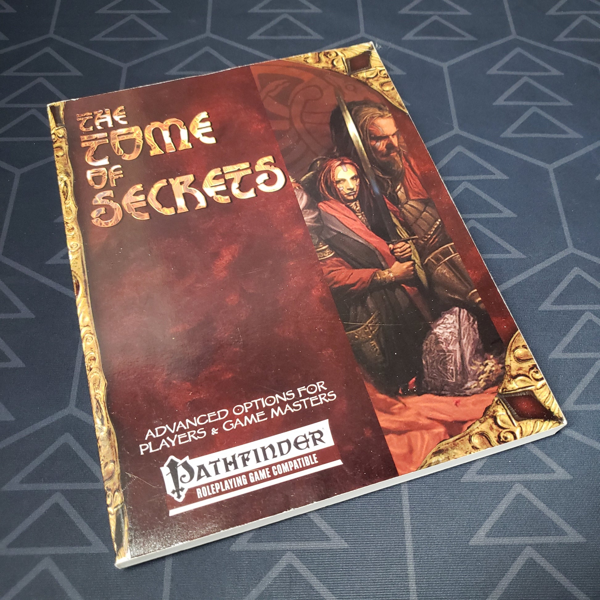 Image shows the front cover of the Tome of Secrets roleplaying game book