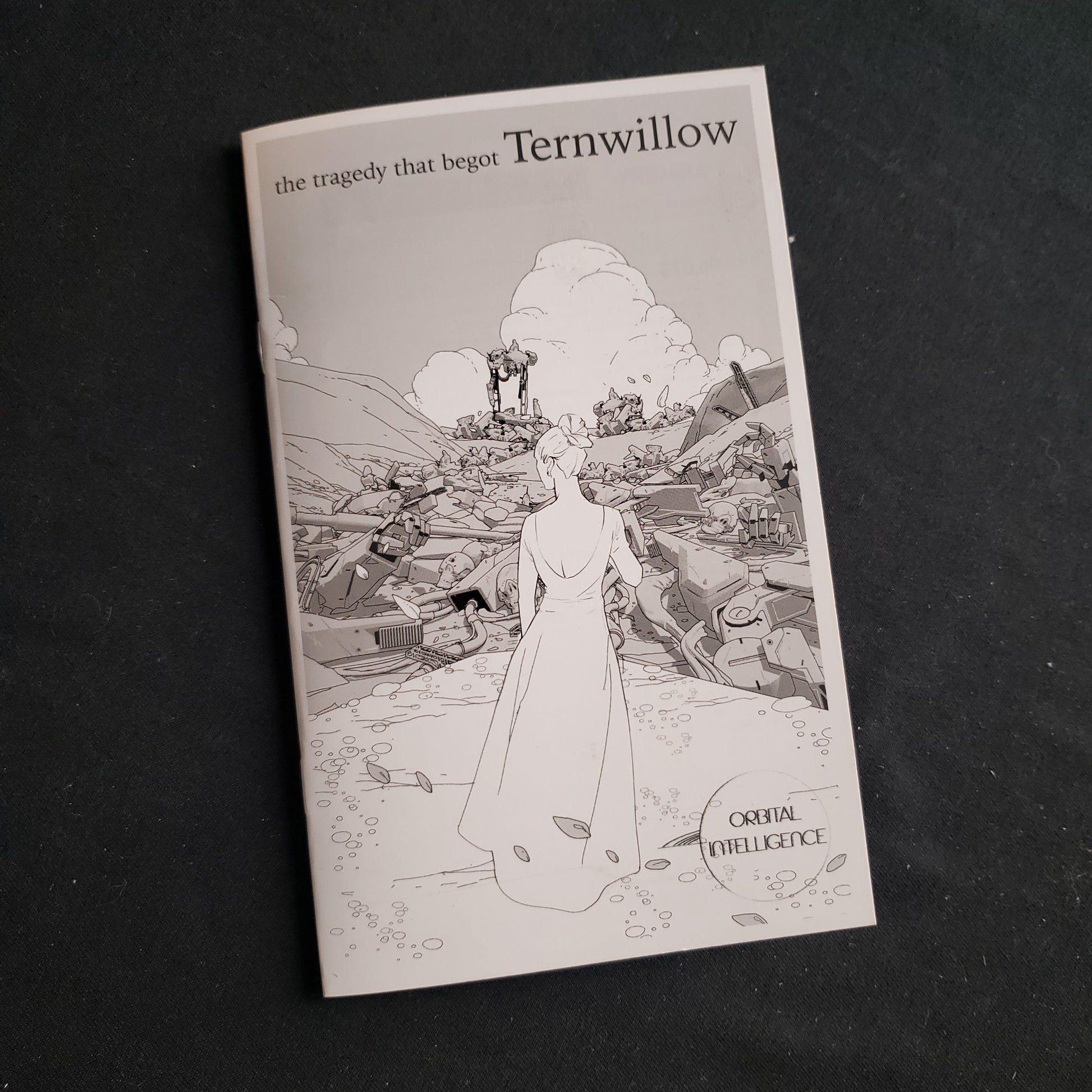 Image shows the front cover of the Tragedy That Begot Ternwillow roleplaying game book