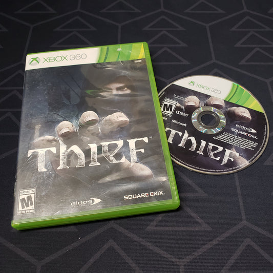 Image shows the case & disc for the video game Thief for Xbox 360