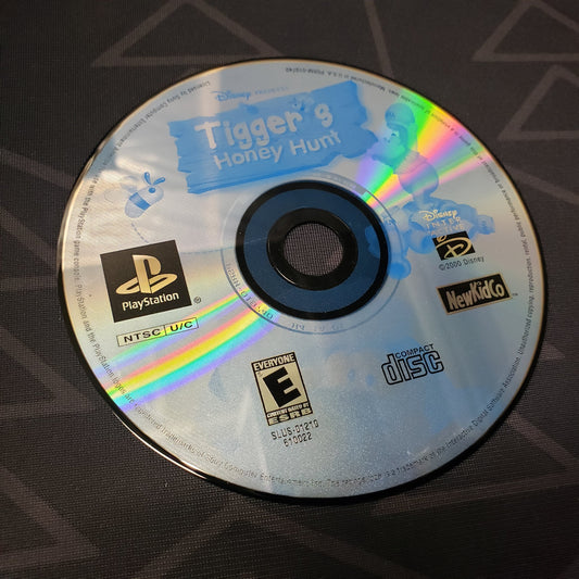 Image shows the label side of the game disc for the video game Tigger's Honey Hunt for Playstation 1