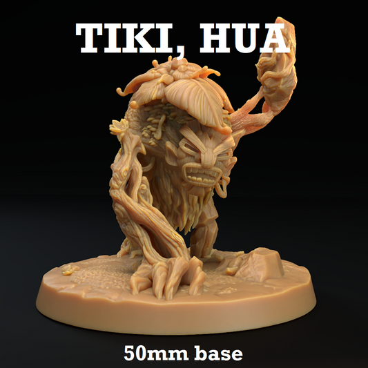 Image shows a 3D render of a elemental sea spirit gaming miniature.