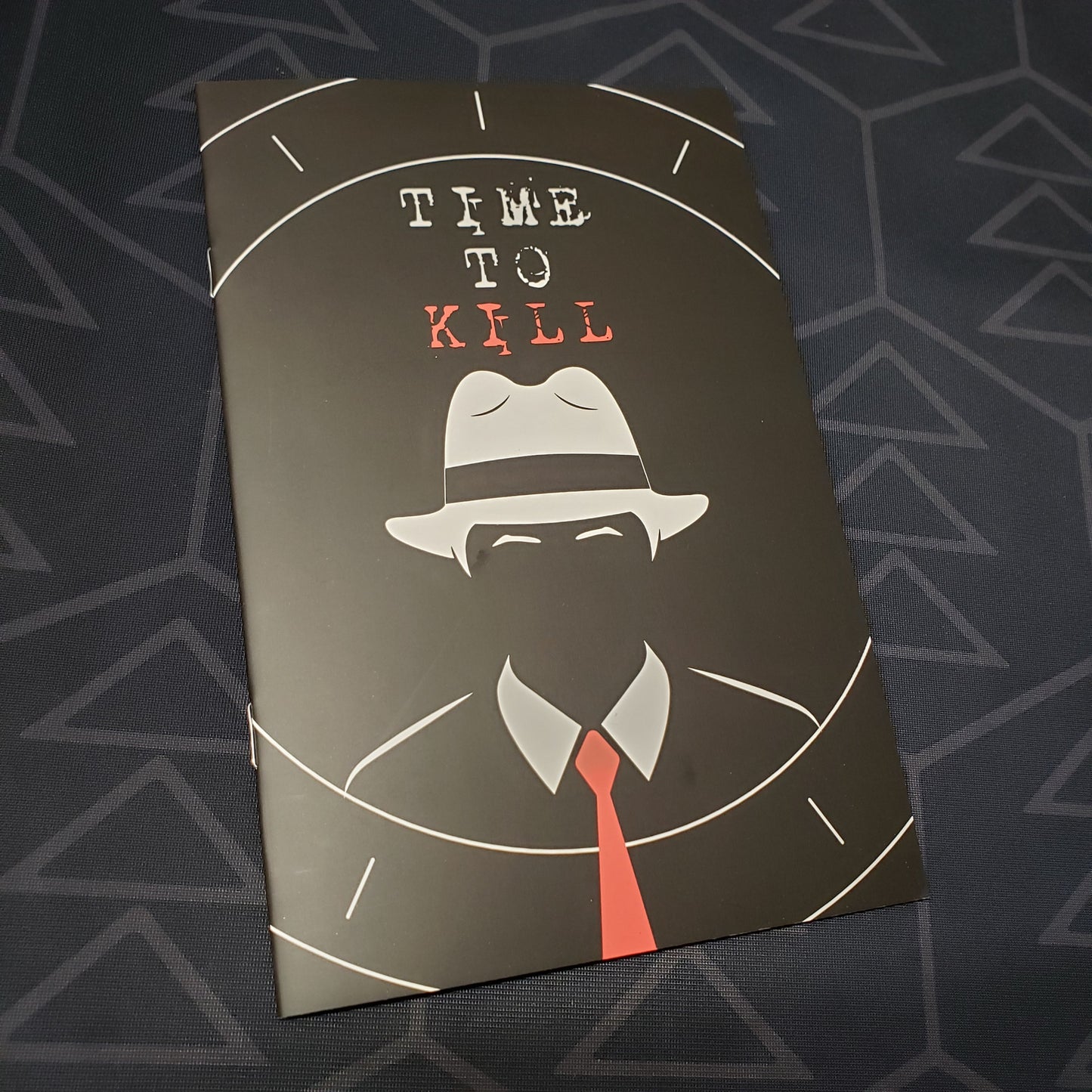 Image shows the front cover of the Time to Kill roleplaying game zine