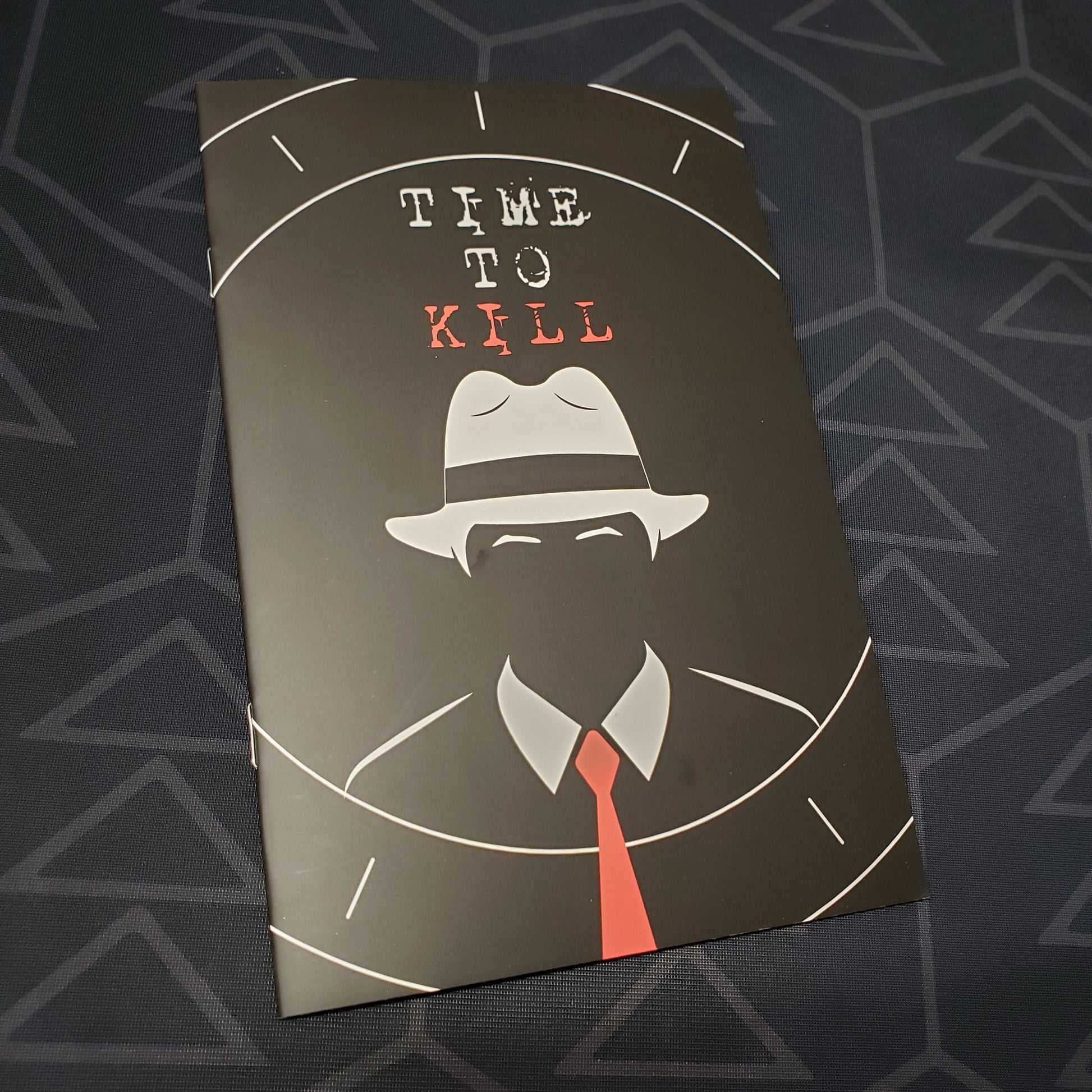 Image shows the front cover of the Time to Kill roleplaying game zine