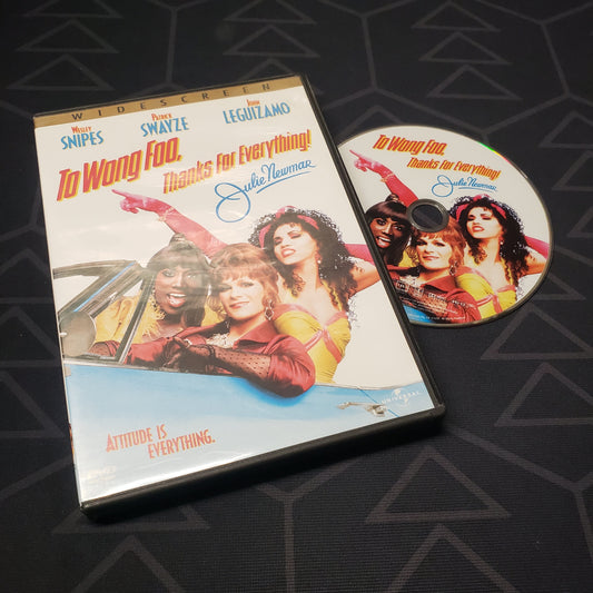 Image shows the case & disc for the movie To Wong Foo, Thanks for Everything! Julie Newmar on DVD
