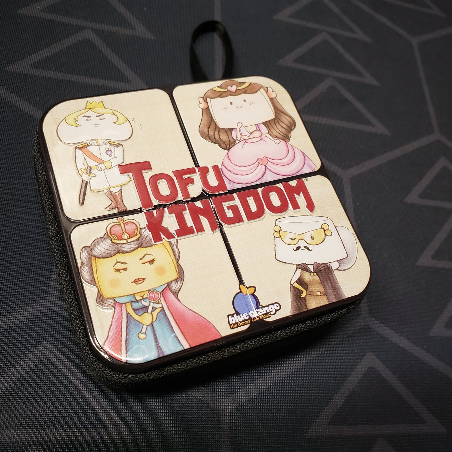 Image shows the front cover of the box for the Tofu Kingdom board game