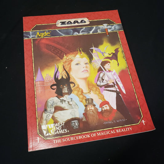 Image shows the front cover of the Asyle book for the roleplaying game Torg