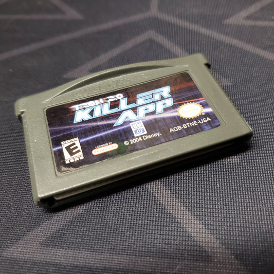 Image shows the front of the cartridge for the video game Tron 2.0: Killer App for Nintendo Game Boy Advance
