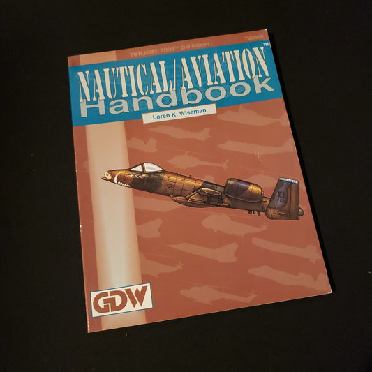 Image shows the front cover of the Nautical / Aviation Handbook for the Twilight: 2000 roleplaying game
