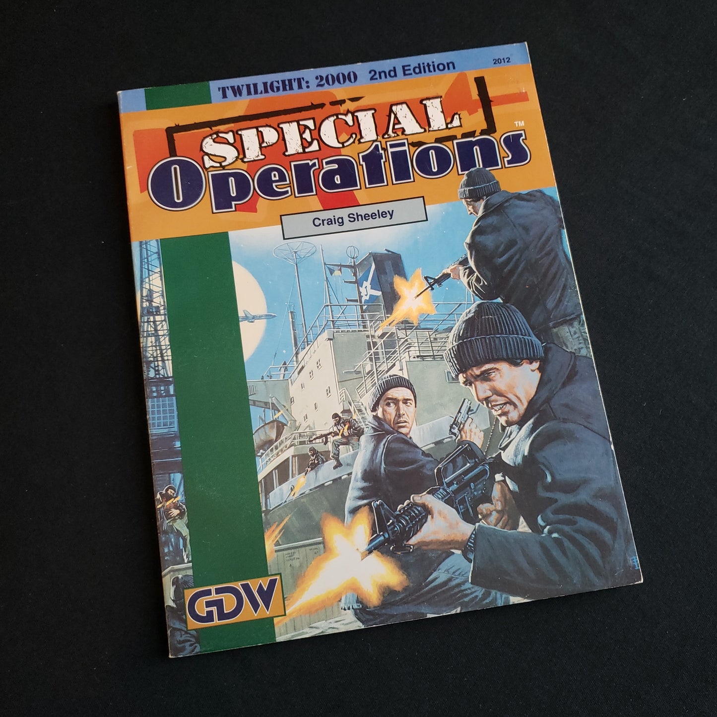 Image shows the front cover of the Special Operations book for the Twilight: 2000 roleplaying game