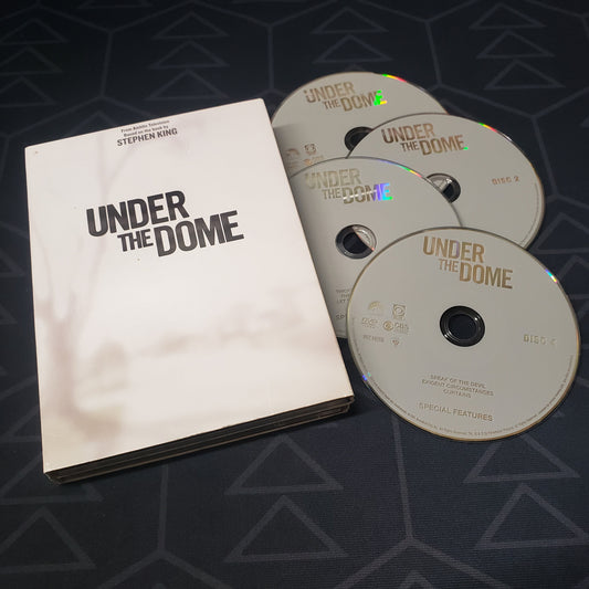 Image shows the case & four discs for the first season of Under the Dome on DVD