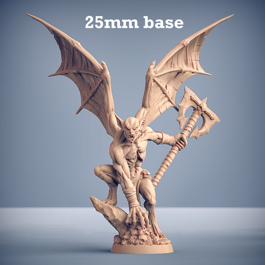 Image shows a 3D render of a pureblood vampire gaming miniature