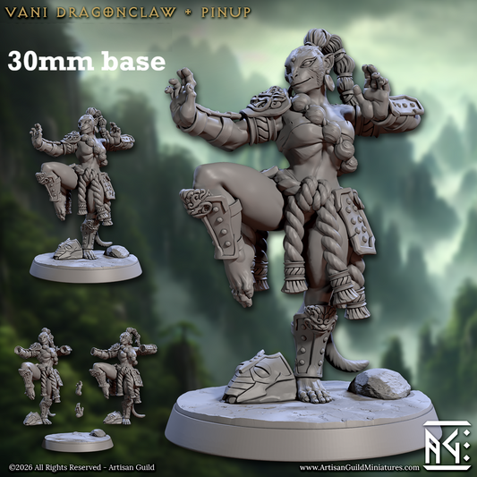 Image shows 3D renders of two sculpt options for a simian monk gaming miniature.