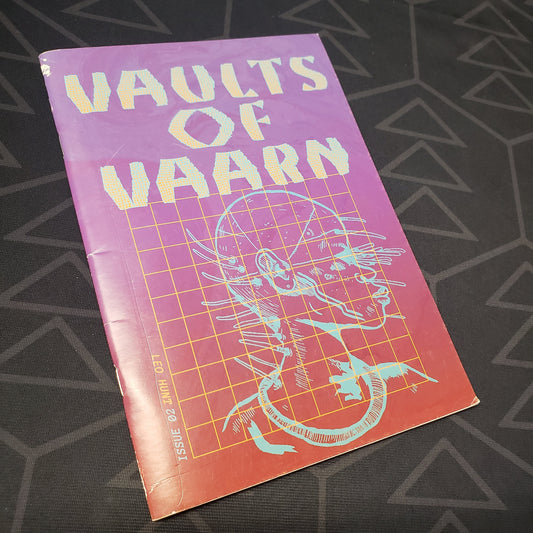 Image shows the front cover of the Vaults of Vaarn: Issue #2 roleplaying game zine