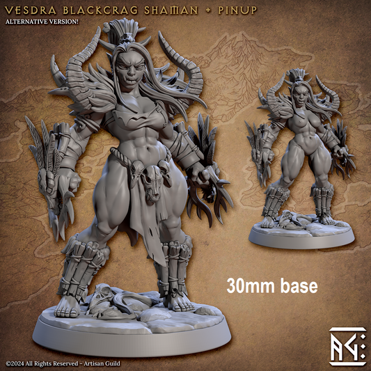 Image shows 3D renders of some different options for an orc gaming miniature