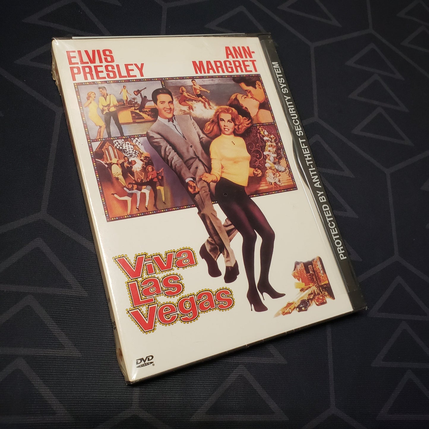 Image shows the front of the case for the movie Viva Las Vegas on DVD