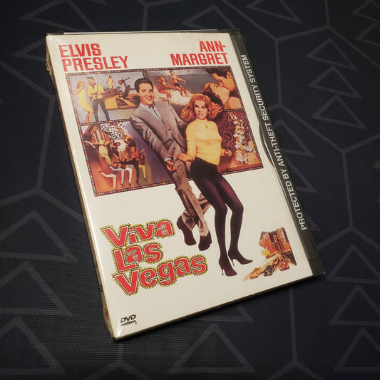 Image shows the front of the case for the movie Viva Las Vegas on DVD