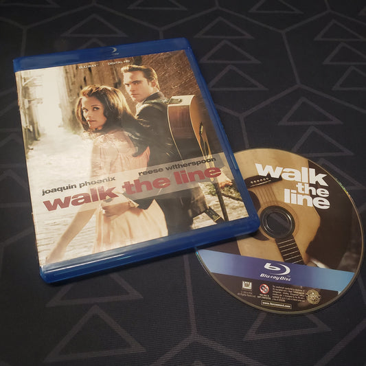 Image shows the case & disc for the movie Walk the Line on Blu-Ray