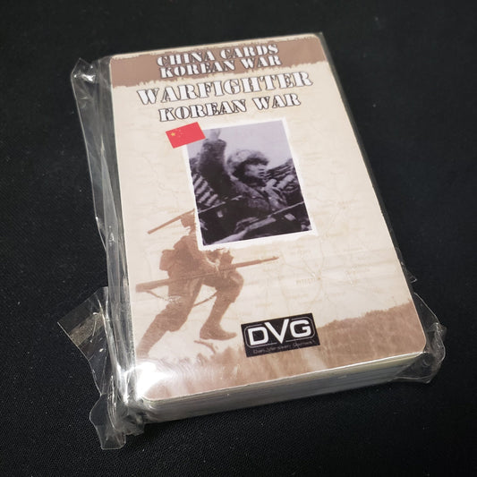 Image shows the front of the package for the card divider add-on pack for the Warfighter: WWII card game