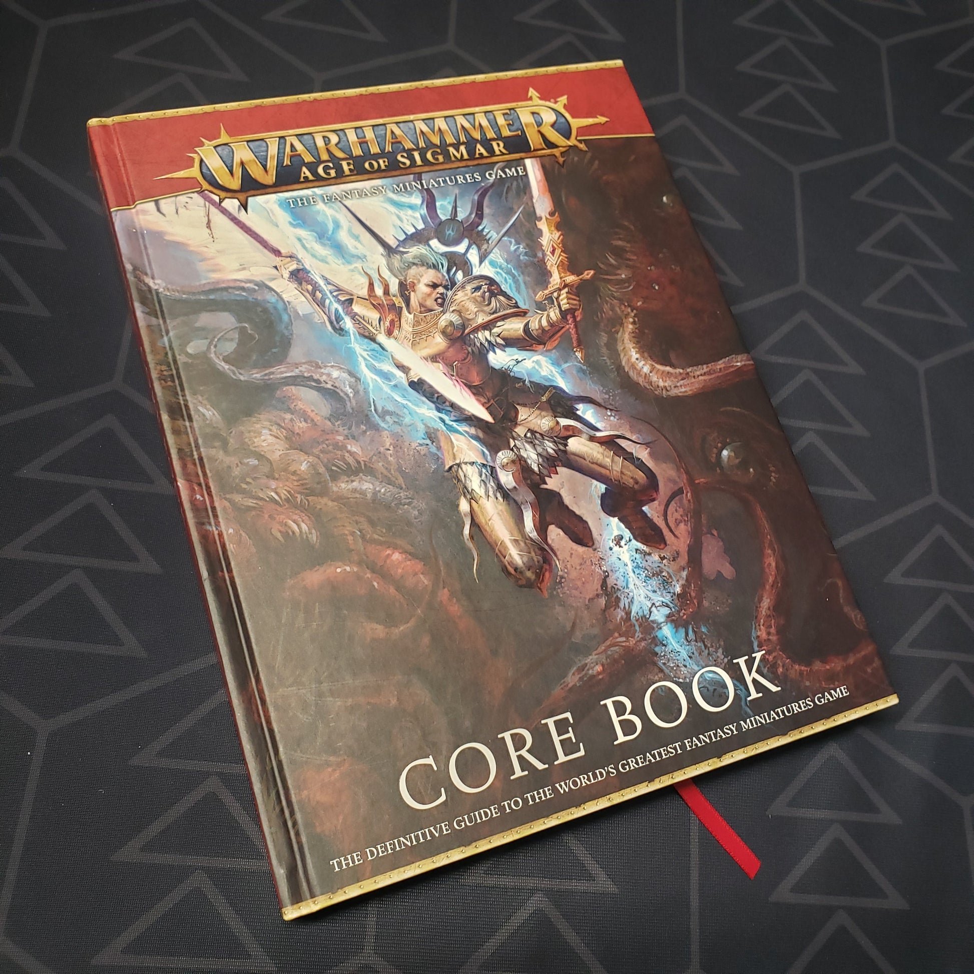 Image shows the front cover of the Warhammer: Age of Sigmar - Third Edition Core Rulebook wargaming book