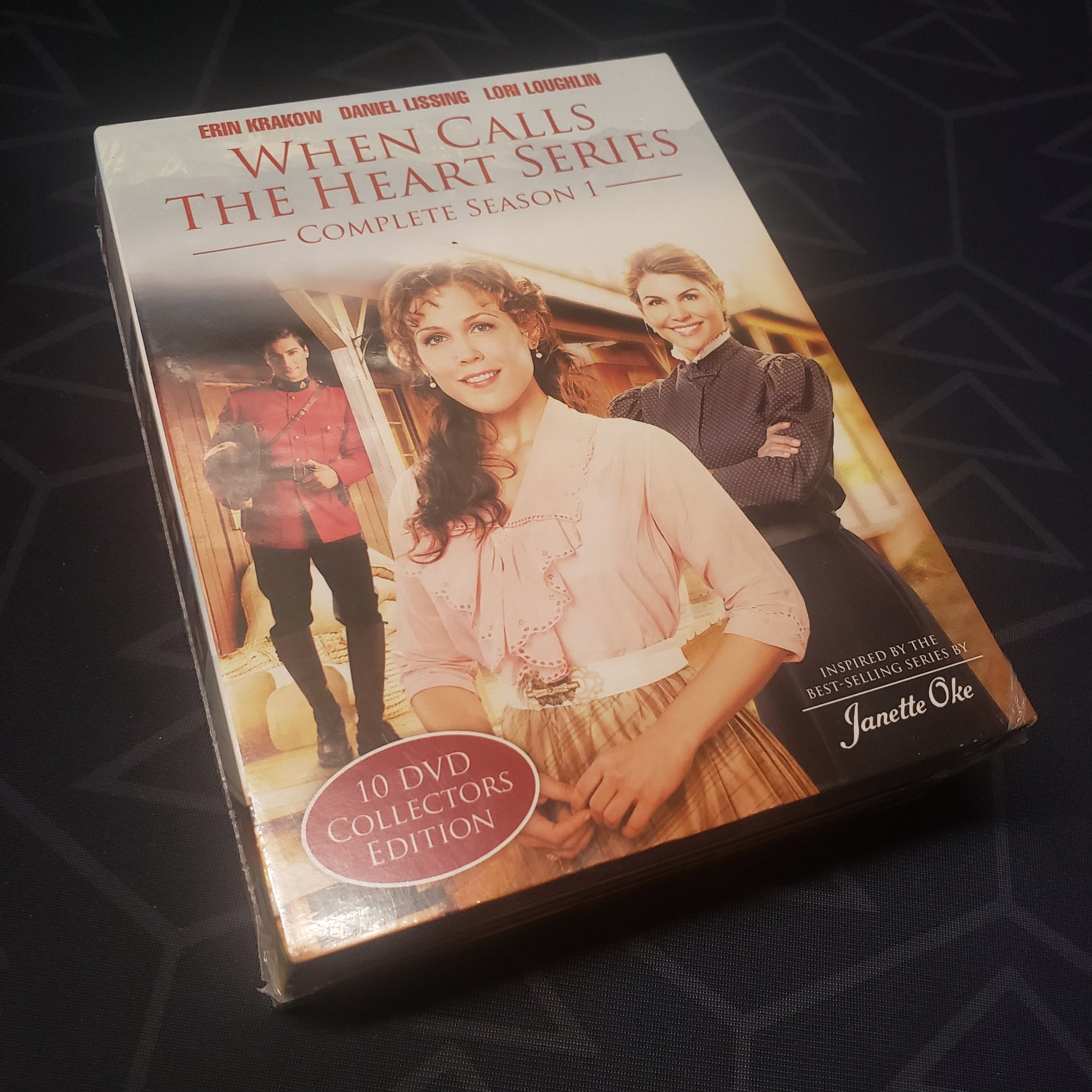 Image shows the front of the case for the first season of When Calls the Heart on DVD