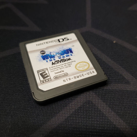 Image shows the front of the cartridge for the video game Wipeout: The Game for Nintendo DS